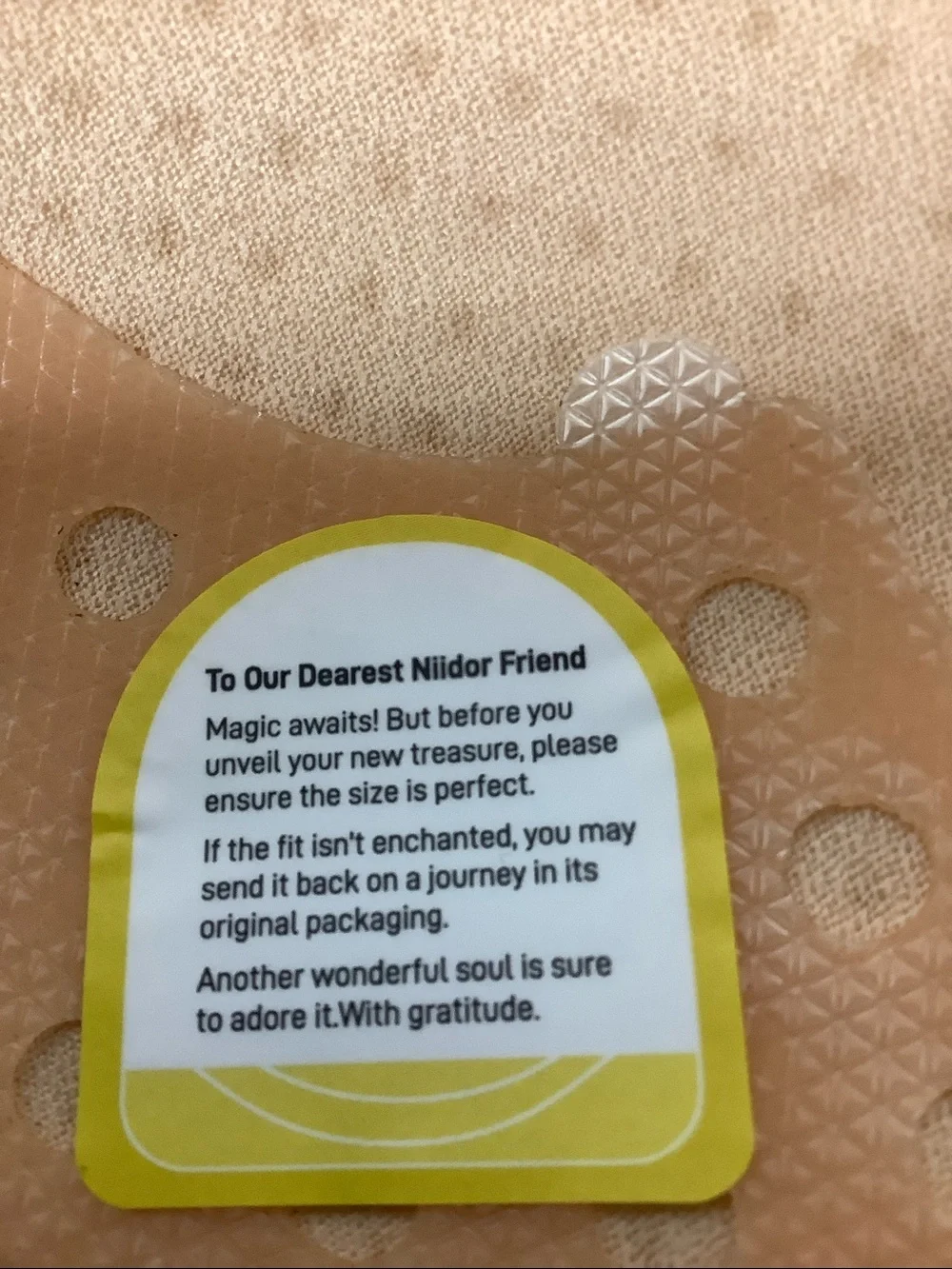 New niidor Silicone Bra - C